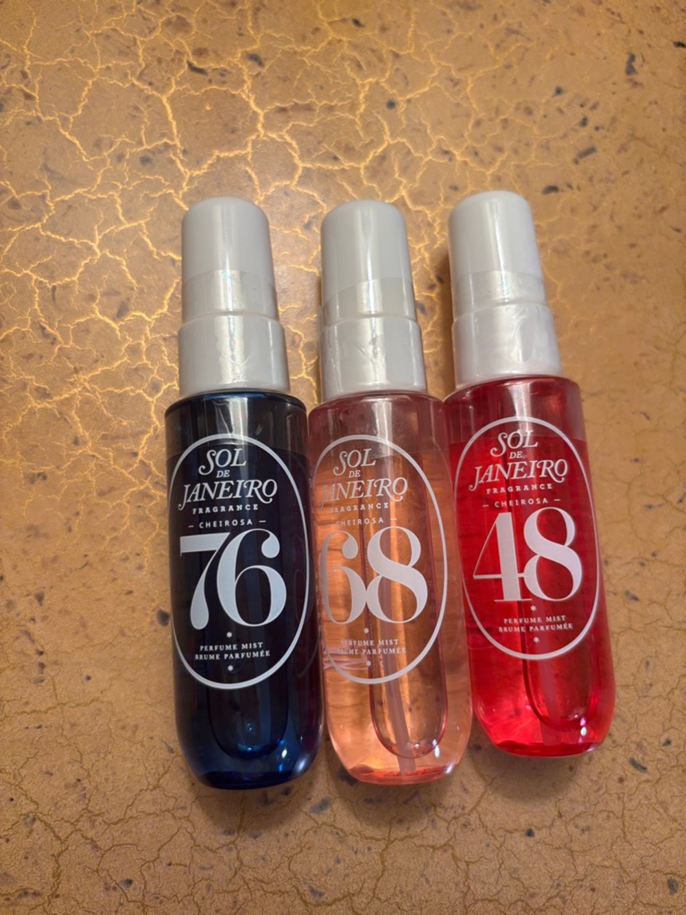 Sol de Janeiro Perfume Mists Trio - Blue, Peach, Red